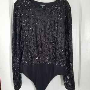 Express Sequin Bodysuit